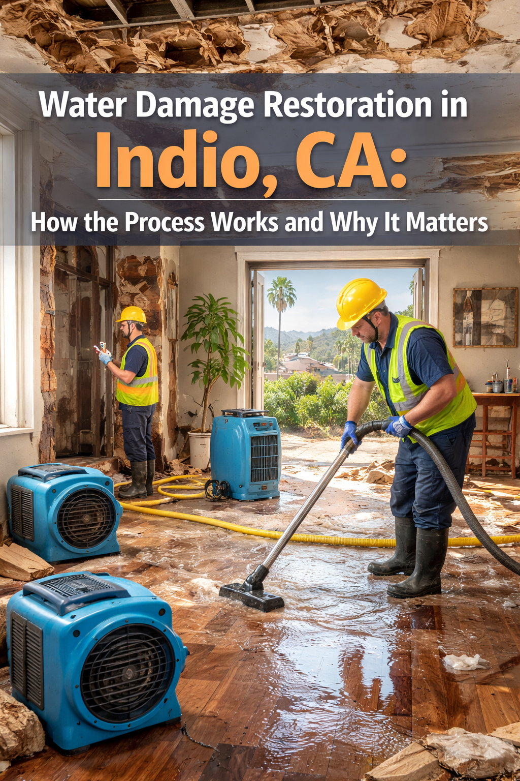 Water Damage Restoration in Indio, CA: How the Process Works and Why It Matters